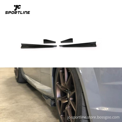 Carbon Fiber Side Skirts for Audi TTRS/TTS TT Sline MK3 8S 2-Door 2015-2018